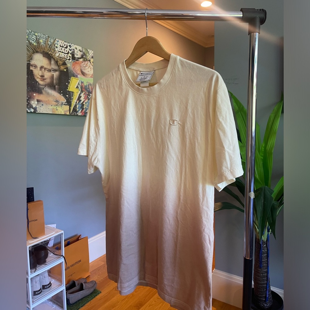 Champion-Brown Gradient T-shirt -Size: Mens Large
